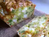 Recette Cake petits pois-carottes- fêta à l'indienne.