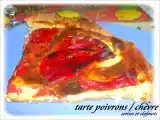 Recette Tarte poivrons grilles / chevre
