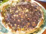 Recette Quiche au surimi et aux poivrons