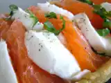 Recette Tarte saumon mariné mozzarella basilic
