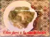Recette Chou farci à la viande hachée