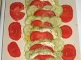 Recette Salade tomate, concombre & mozzarella