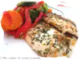 Recette Filets de poisson à la cajun, salade de légumes chaude