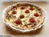 Recette Quiche roquefort, noix & tomates cerises