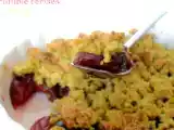 Recette Crumble cerises & pistaches