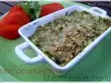 Recette Gratin de courgettes, chèvre frais et menthe