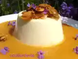 Recette Panna cotta vanille-pêche aux amandes caramélisées