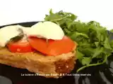 Recette Bruschettas à la mozzarella di bufala
