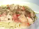 Recette Linguines au poulet et au pesto (mijoteuse)