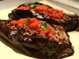 Recette Aubergine farcie à la viande