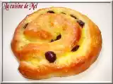 Recette Brioches escargots aux pepites de chocolat