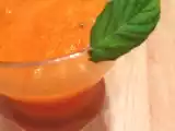 Recette Soupe glacée de melon à la menthe en verrines