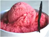 Recette Sorbet vanillé au pamplemousse et à la framboise
