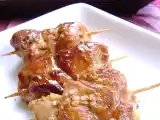 Recette Minis brochettes de poulet aux graines de sésame...
