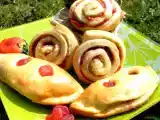 Recette chaussons briochés rhubarbe et fraise