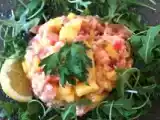 Recette Tartare de saumon à la mangue
