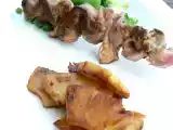 Recette Brochettes d'aiguillettes de canard sucrées-salées