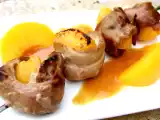 Recette Brochettes de canard aux pêches