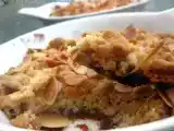 Recette Crumble à la rhubarbe caramélisée