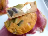 Recette Mini clafoutis à la ratatouille et à la feta