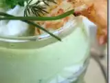 Recette Capuccino de brocoli aux gambas
