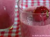 Recette Mousse rose aux fruits rouges, sans blé, sans lait