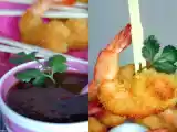 Recette Crevettes croquantes, sauce à l'abricot