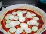 Recette Pizza courgette chèvre
