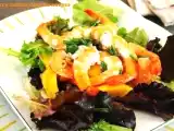 Recette Salade aux crevettes