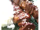 Recette Brochettes de filet de porc à l'orientale