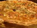 Recette Tarte aux asperges au saumon et aux écrevisses