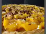 Recette Tarte à la mangue, coco, passion et chocolat blanc