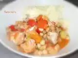 Recette Poulet aux pois chiches façon marocaine