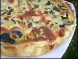 Recette Tarte flan carottes-courgettes au cumin