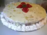 Recette Gâteau boston au chocolat blanc et à la fraise