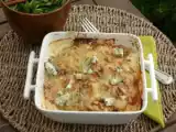 Recette Gratin de ravioles au roquefort