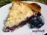 Recette Tarte crumble aux myrtilles