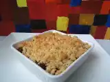 Recette Pommes caramélisées au rhum en crumble à la noix de coco