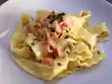 Recette Pâte à la carbonara