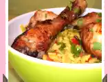 Recette Pilons grillés au riz jaune (8 points)