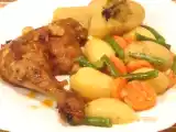 Recette Sauté de cuisses de poulet et de légumes
