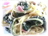 Recette Linguine au duo de jambon et d'épinards à la crème de dijon