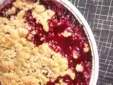 Recette Crumble cerise-menthe (+ feuilletés apéros)