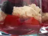 Recette Verrine fruits rouges à la rose façon vacherin