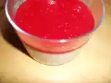 Recette Panna cotta au nougat et son coulis de framboises