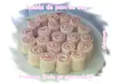 Recette Roulés de pain de mie (fromage frais et mortadelle)