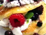 Recette Pancakes à la plancha, fruits rouges et mamia du pays basque