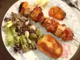 Recette Bbc: brochettes de poulet à l'abricot frais
