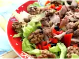 Recette Salade fraîche à la dinde rôtie