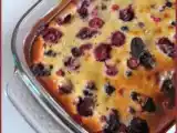 Recette clafoutis aux fruits rouges et à la ricotta